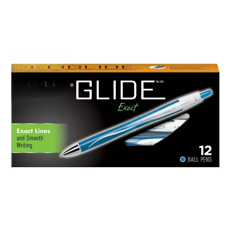 Blue Retractable Ballpoint Pens, Fine Point (0.7mm), 12-Count
Blue Retractable Ballpoint Pens, Fine Point (0.7mm), 12-Count