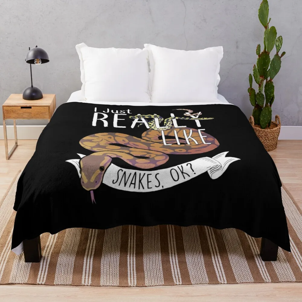 I Just Really Like Snakes, OK Throw Blanket velvet Double blanket retractable and reclining sofa blanket custom blankets
I Just Really Like Snakes, OK Throw Blanket velvet Double blanket retractable and reclining sofa blanket custom blankets