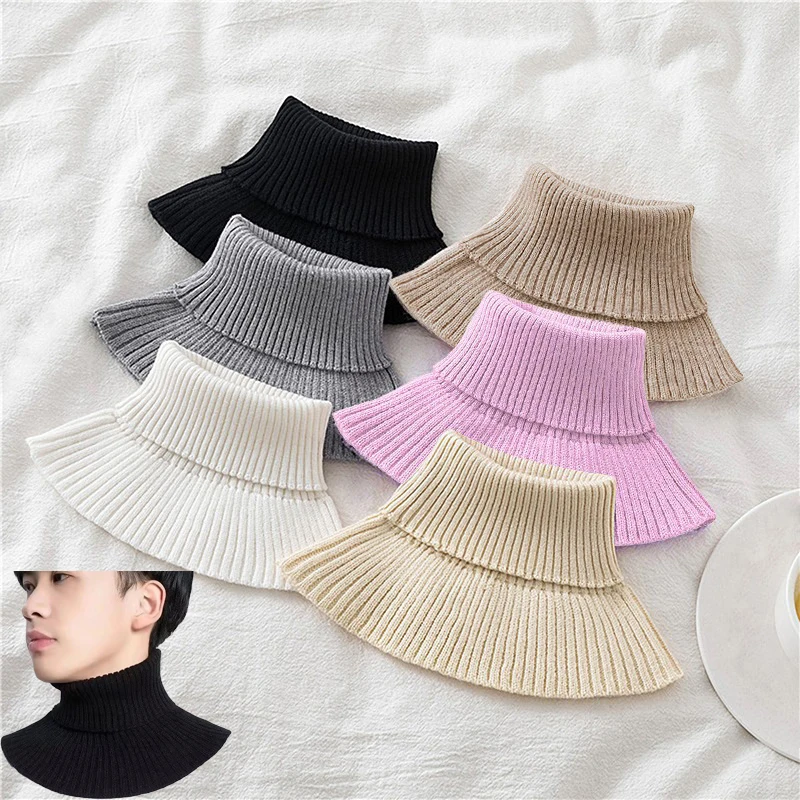 Fashion Autumn Winter Knitted Fake Collar Scarf Women Warm Turtleneck Neck Warmer Detachable Winter Warm Windproof Scarf
Fashion Autumn Winter Knitted Fake Collar Scarf Women Warm Turtleneck Neck Warmer Detachable Winter Warm Windproof Scarf