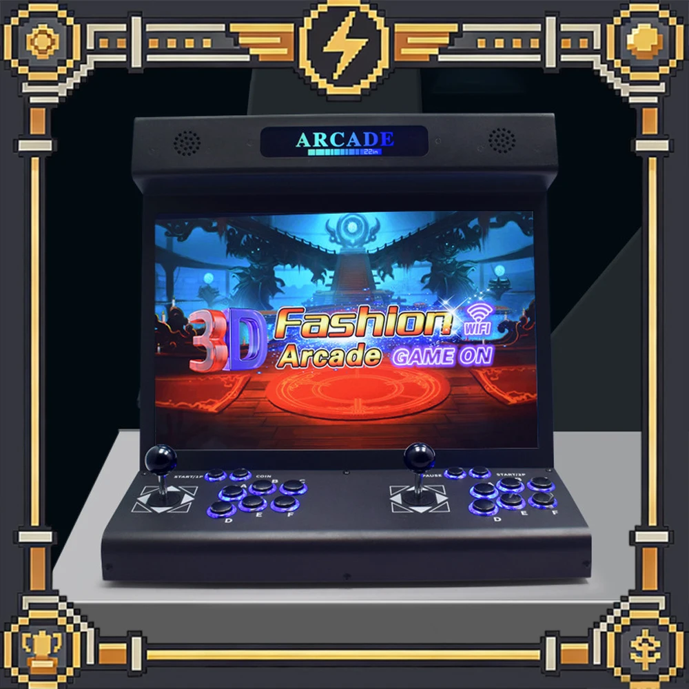 22 inch Game Machine Desktop Arcade Game Machine Home Arcade Integrated Machine 23000+Games Support Multiple Languages
22 inch Game Machine Desktop Arcade Game Machine Home Arcade Integrated Machine 23000+Games Support Multiple Languages