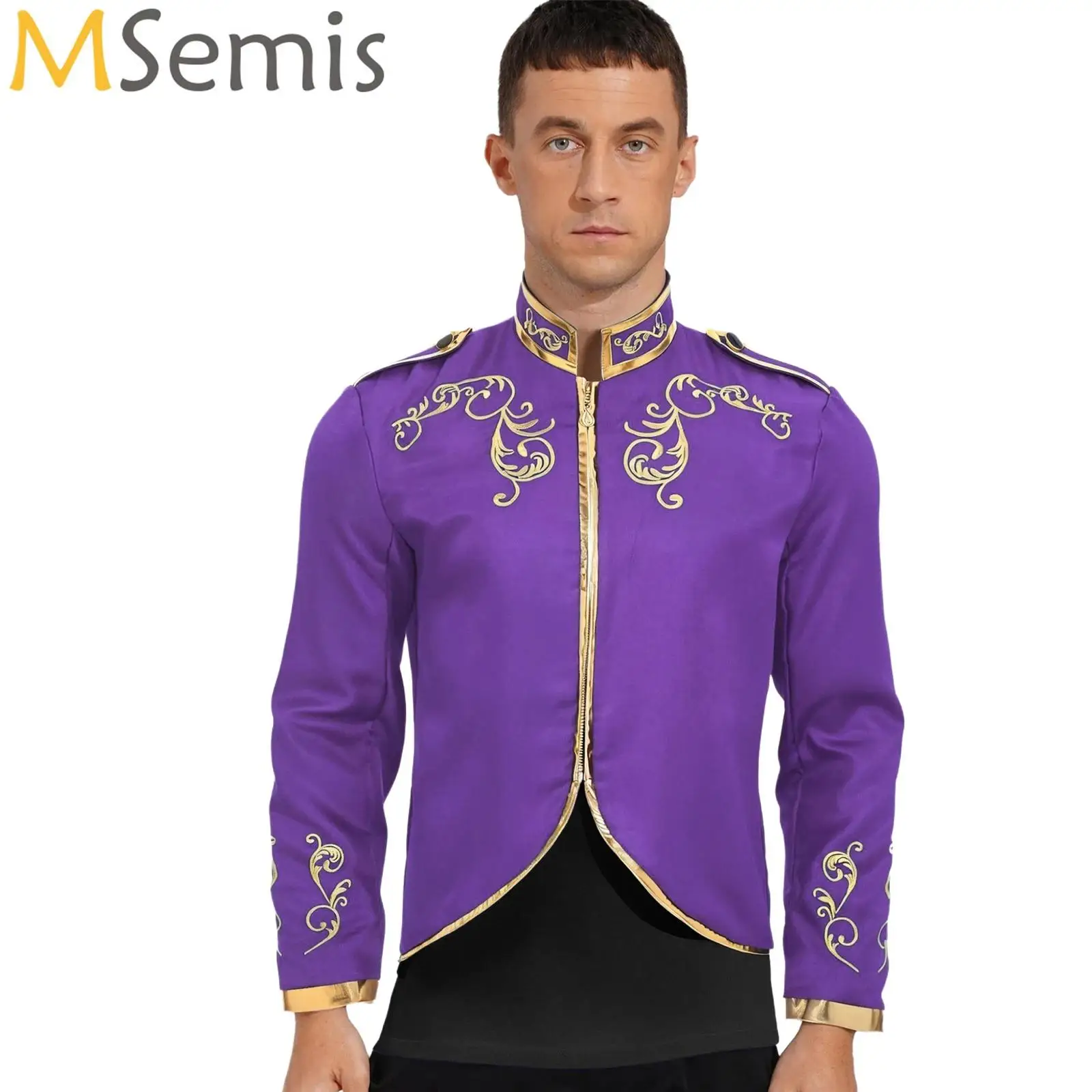 New Halloween Men's Fashion Jacket Victorian Royal Palace Court Prince Shirt Embroidered Coat Medieval Renaissance Costume
New Halloween Men's Fashion Jacket Victorian Royal Palace Court Prince Shirt Embroidered Coat Medieval Renaissance Costume