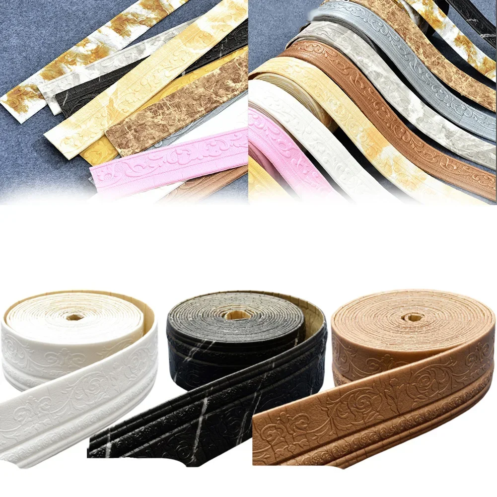 Skirting Wall Stickers Edge Strips Waterproof Moisture-proof Waistline Border Cuttable Wall Decoration Home Furnishings
Skirting Wall Stickers Edge Strips Waterproof Moisture-proof Waistline Border Cuttable Wall Decoration Home Furnishings