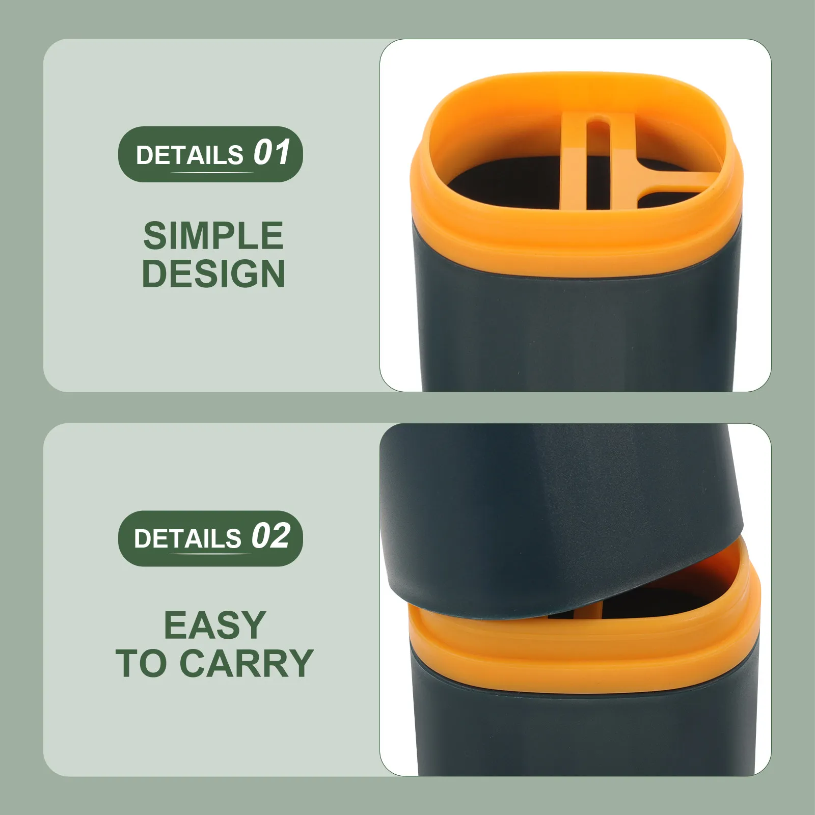 Compact Toothbrush Travel Case Reusable Lightweight Organizer for Business Trips Home Wash Cup Toothbrush Holder Essential
Compact Toothbrush Travel Case Reusable Lightweight Organizer for Business Trips Home Wash Cup Toothbrush Holder Essential