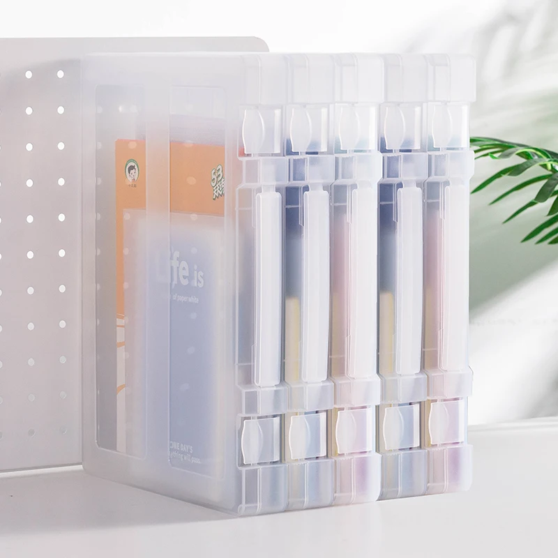 Large Capacity Transparent A4 Document Classification Organizatio Storage Plastic File Desktop Data Box Test Paper Storage Box
Large Capacity Transparent A4 Document Classification Organizatio Storage Plastic File Desktop Data Box Test Paper Storage Box