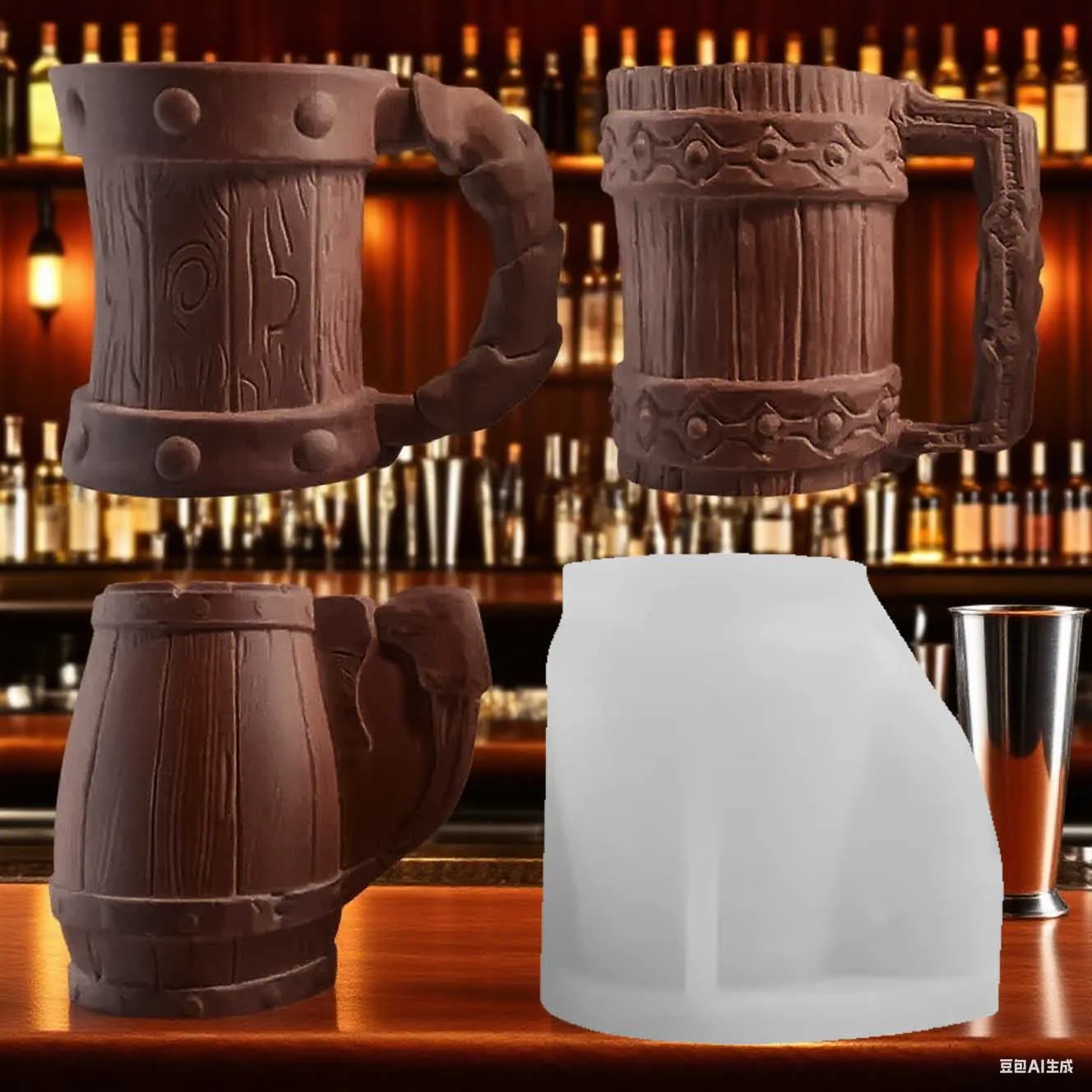 3D Mug Vase Mould Tools Cup Vintage Mug Shape Plaster Mold Silicone Mold Creative Flowerpot
3D Mug Vase Mould Tools Cup Vintage Mug Shape Plaster Mold Silicone Mold Creative Flowerpot