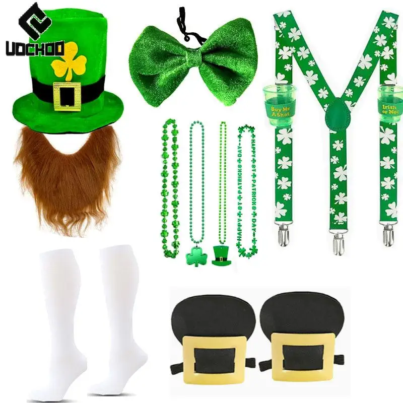 St'patrick's Day Hat Adult Green Hat Accessories Suit Beer Carnival Headwear Festival Party Outfit Red Beard Props Green Bow Tie
St'patrick's Day Hat Adult Green Hat Accessories Suit Beer Carnival Headwear Festival Party Outfit Red Beard Props Green Bow Tie