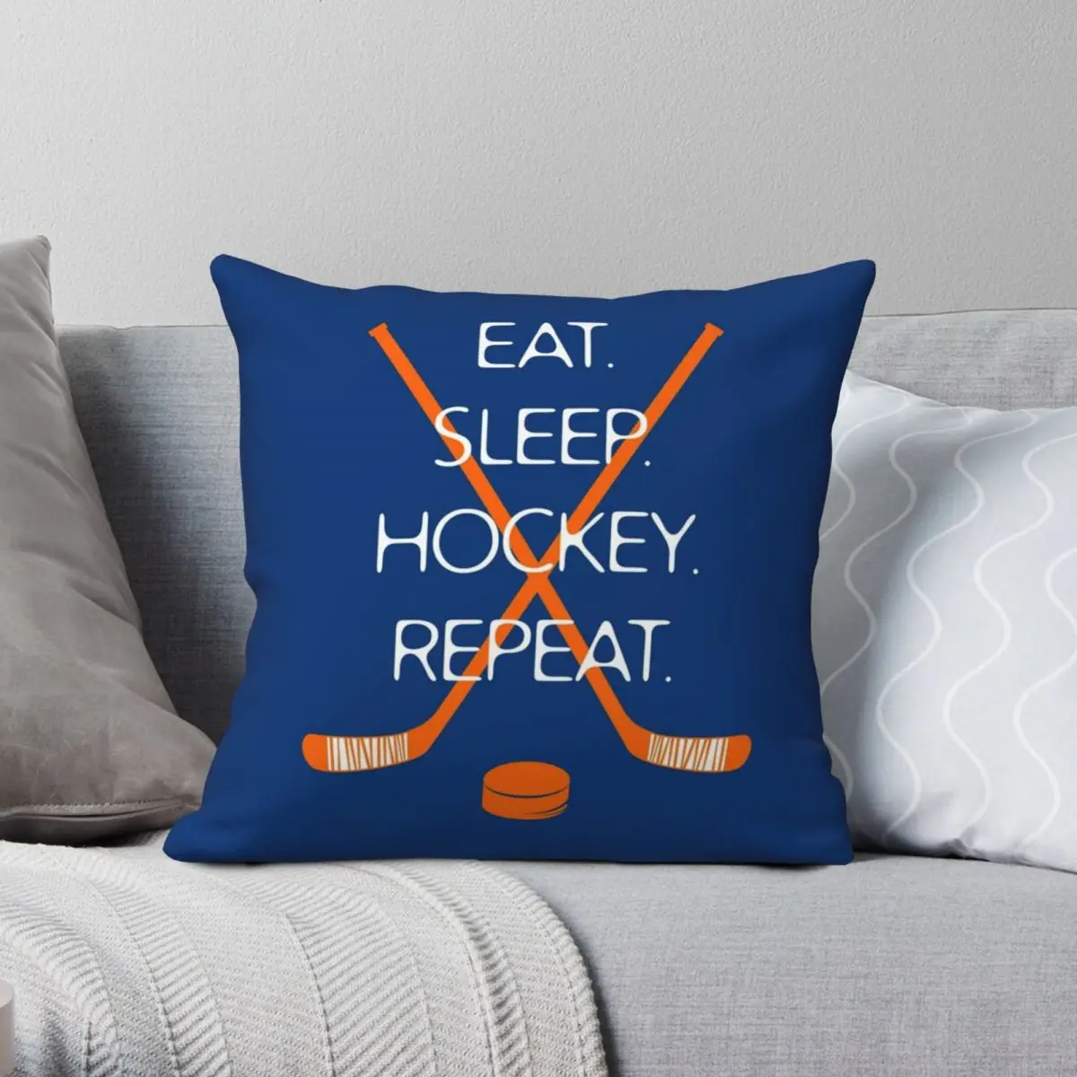 Eat. Sleep. Hockey. Repeat Square Pillowcase Polyester Linen Velvet Printed Zip Decorative Room Cushion Cover
Eat. Sleep. Hockey. Repeat Square Pillowcase Polyester Linen Velvet Printed Zip Decorative Room Cushion Cover