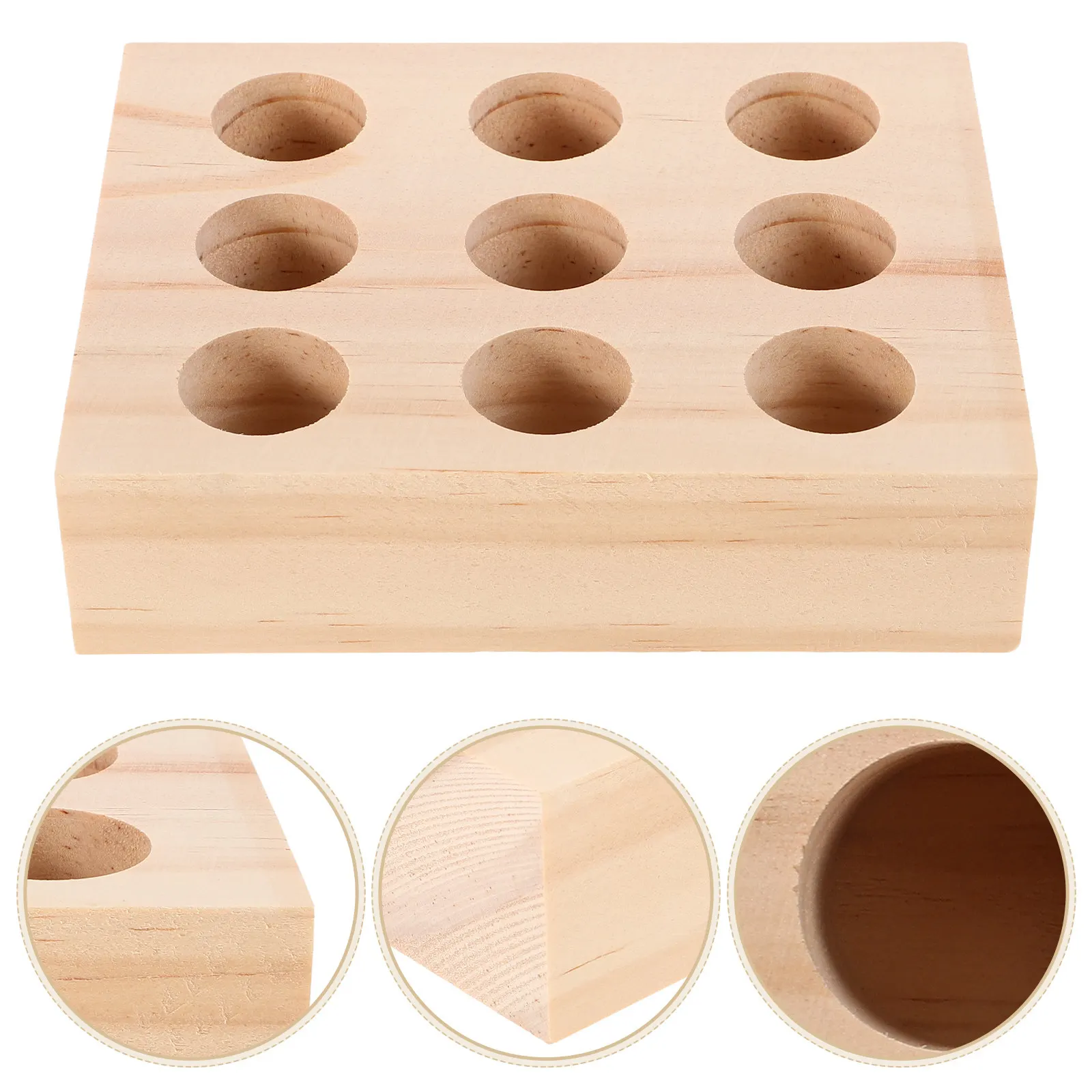 Insect Pin Organizer 9-Hole Wooden Base DIY Specimen Making Tool for Insect Display Collection Science Education Entomology
Insect Pin Organizer 9-Hole Wooden Base DIY Specimen Making Tool for Insect Display Collection Science Education Entomology