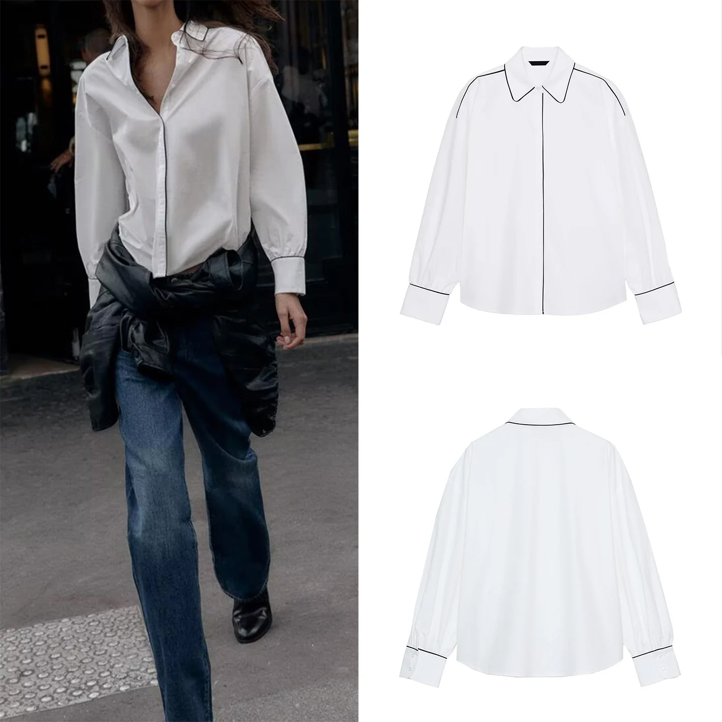 Casual Sle Color Blo Silk irt Women's Faion Autumn 2025 New Arrival Long Sve Turn-down Collar Regular Fit Premium ...
Casual Sle Color Blo Silk irt Women's Faion Autumn 2025 New Arrival Long Sve Turn-down Collar Regular Fit Premium ...