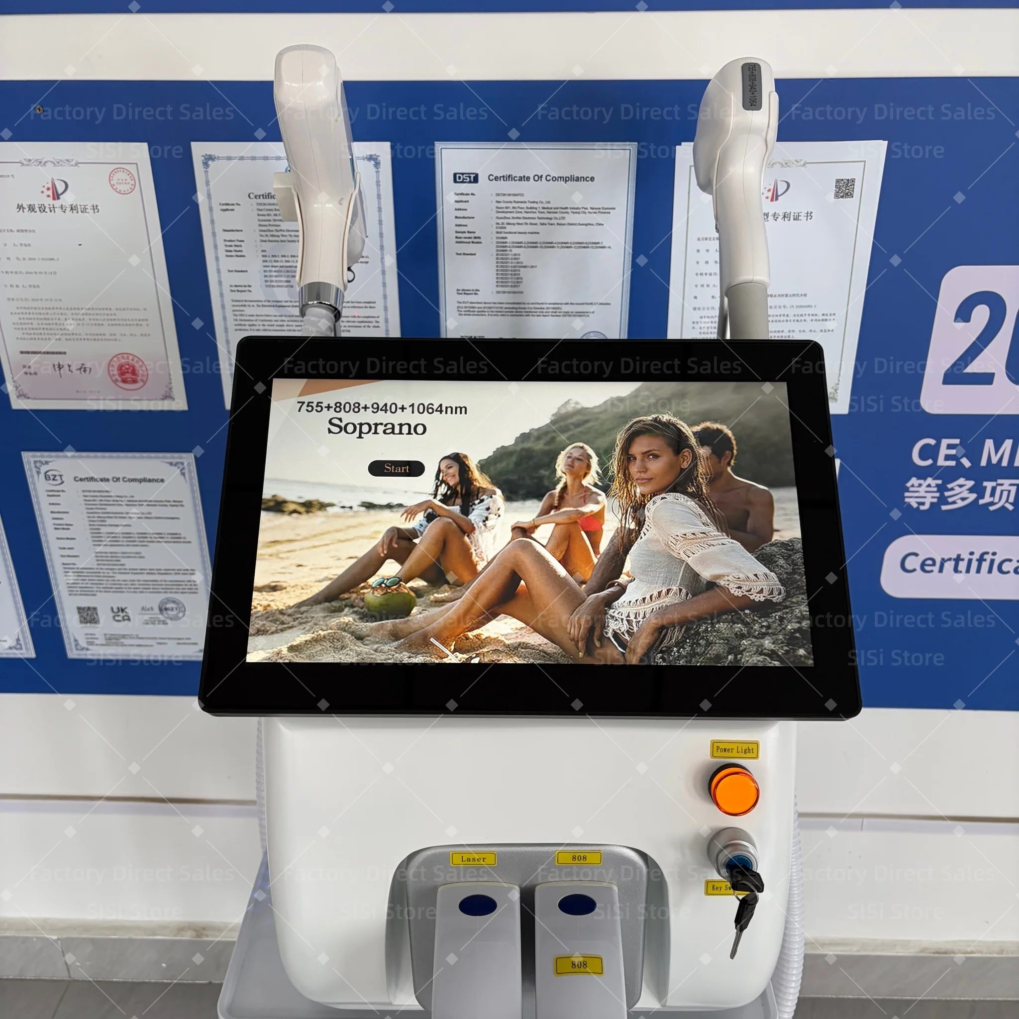10Bars 5000W 2 IN 1 Professional 4 Wave 808 Diode Laser Permanent Painless Hair Removal Picosecond Laser Tattoo Removal Machine
10Bars 5000W 2 IN 1 Professional 4 Wave 808 Diode Laser Permanent Painless Hair Removal Picosecond Laser Tattoo Removal Machine