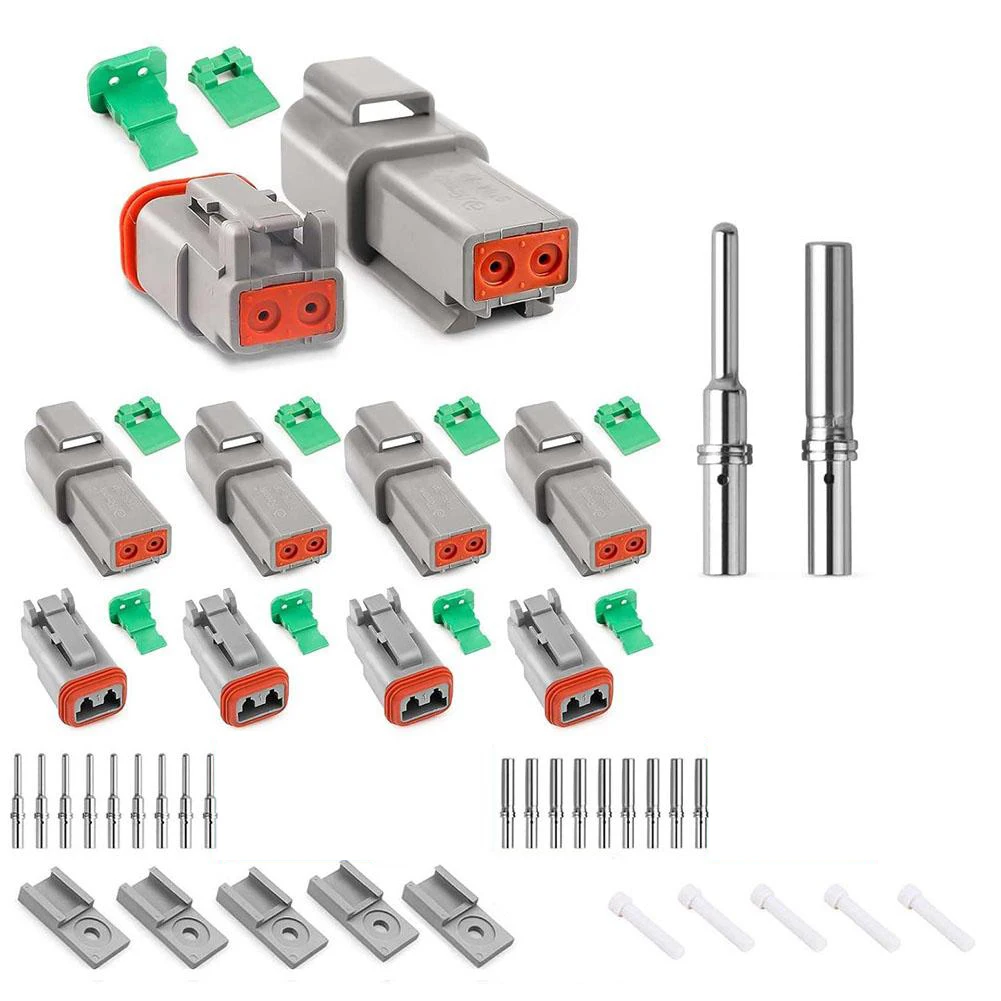 5 Sets DT Connector Terminal IP68 Waterproof DT Connectors 5 Sets With Terminal Kit Wire Gauge 16-20 2/3/4/6/8/12pin
5 Sets DT Connector Terminal IP68 Waterproof DT Connectors 5 Sets With Terminal Kit Wire Gauge 16-20 2/3/4/6/8/12pin