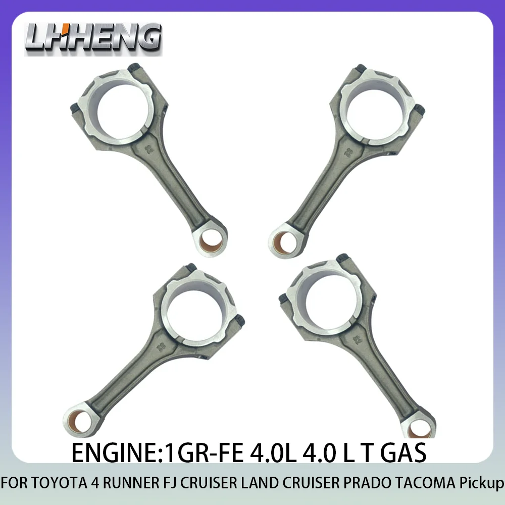 4PCS Connecting Con Rod New Set Fit For TOYOTA 4 RUNNER FJ CRUISER LAND CRUISER PRADO TACOMA Pickup 4.0L 4.0 L T V6 GAS 02-18
4PCS Connecting Con Rod New Set Fit For TOYOTA 4 RUNNER FJ CRUISER LAND CRUISER PRADO TACOMA Pickup 4.0L 4.0 L T V6 GAS 02-18