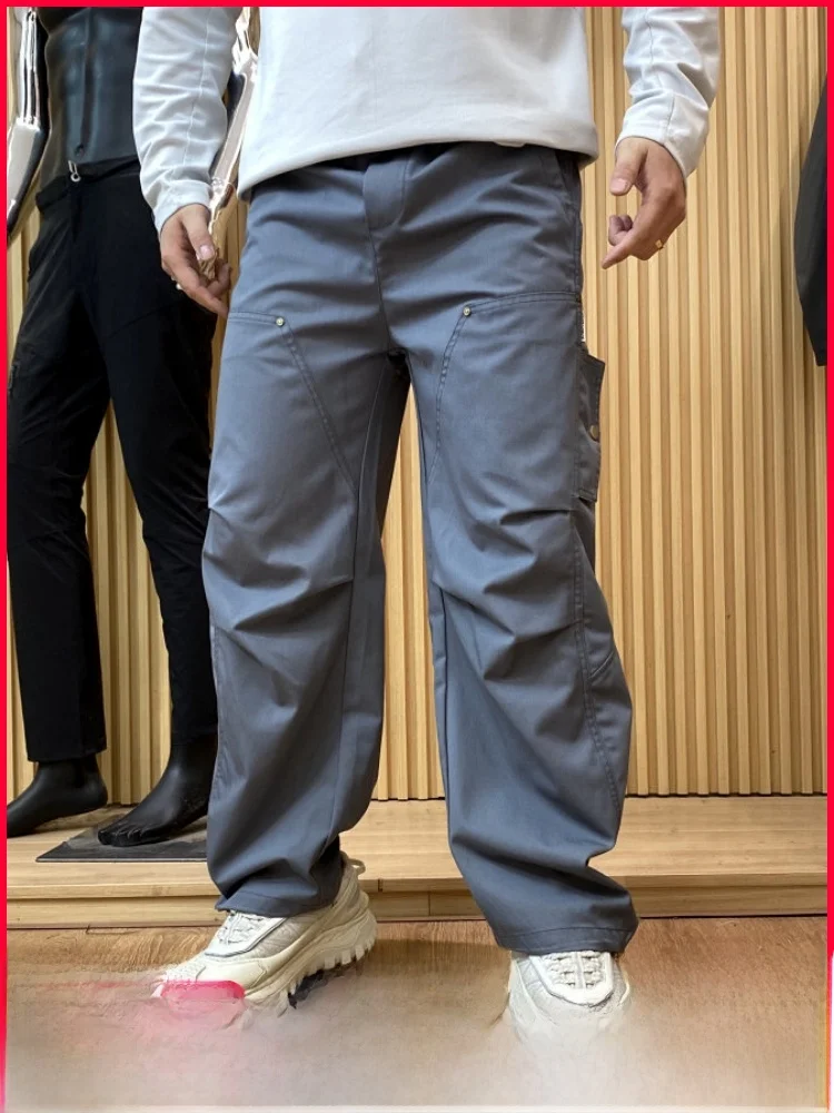 Trendy Cuffed Straight Leg Casual Pants Men's Spring High Waist Loose Fit Comfortable Versatile Fashionable Trousers
Trendy Cuffed Straight Leg Casual Pants Men's Spring High Waist Loose Fit Comfortable Versatile Fashionable Trousers