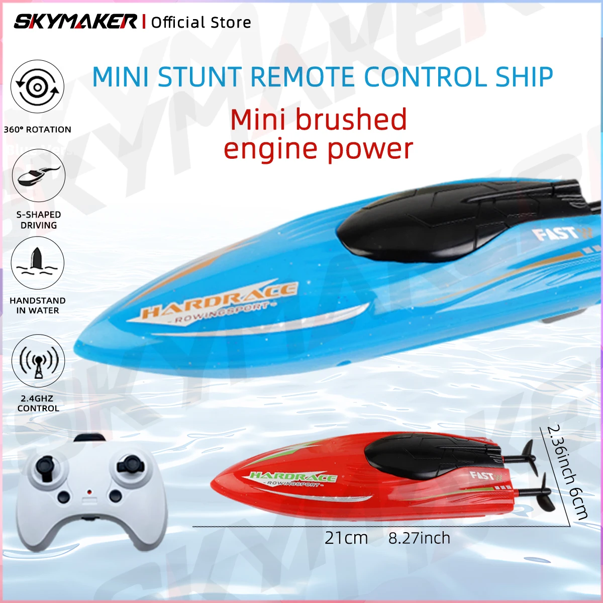 JJRC S8 2.4G RC Boat Stunt Mini Speedboat with LED Light 360° Rotation Waterproof Remote Control Racing Ship Models Toys Gifts
JJRC S8 2.4G RC Boat Stunt Mini Speedboat with LED Light 360° Rotation Waterproof Remote Control Racing Ship Models Toys Gifts