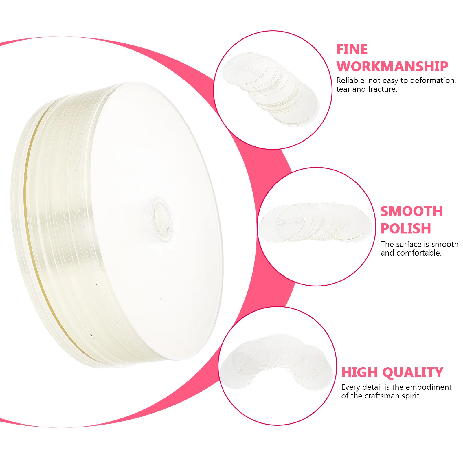 30Pcs Creative DIY Cd Discs Handmade Decorative Disks for Kids Layout and Hands-on Ability Clear DIY Painting Cds
30Pcs Creative DIY Cd Discs Handmade Decorative Disks for Kids Layout and Hands-on Ability Clear DIY Painting Cds