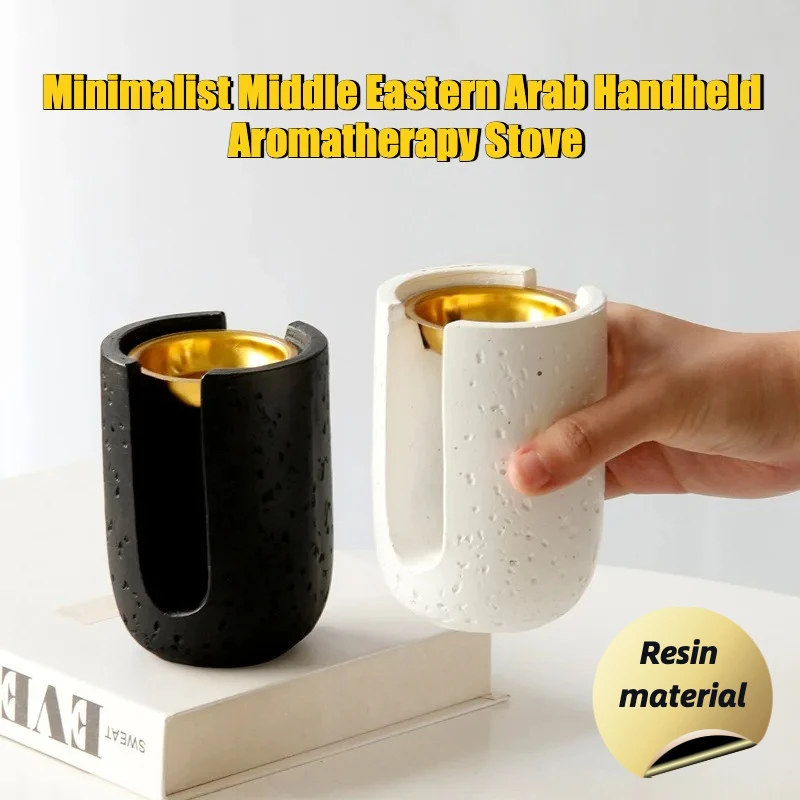 Minimalist Middle Eastern Arab Handheld Aromatherapy Stove U-shaped Stone Pattern Aromatherapy Stove Home Living Room Decoration
Minimalist Middle Eastern Arab Handheld Aromatherapy Stove U-shaped Stone Pattern Aromatherapy Stove Home Living Room Decoration