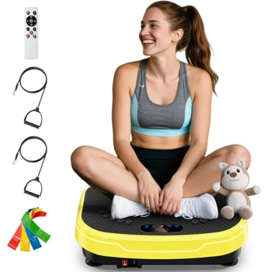 Vibration Plate Exercise Machine for Lymphatic Drainage, Full Body Shake Platform Board for Home Fitness, Fat Burning, 5 Progra
Vibration Plate Exercise Machine for Lymphatic Drainage, Full Body Shake Platform Board for Home Fitness, Fat Burning, 5 Progra