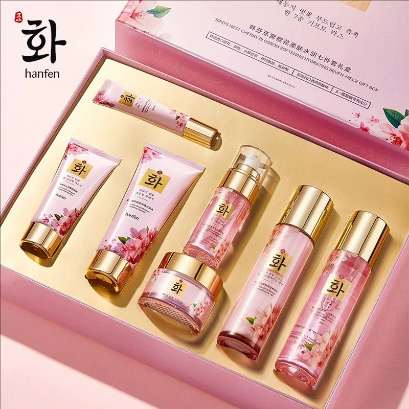 Facial Products Kit Sakura Skin Care Set Facial Cleanser Serum Face Cream Eye Cream Whitening Bose Anti-Wrinkle Korean Skincare
Facial Products Kit Sakura Skin Care Set Facial Cleanser Serum Face Cream Eye Cream Whitening Bose Anti-Wrinkle Korean Skincare