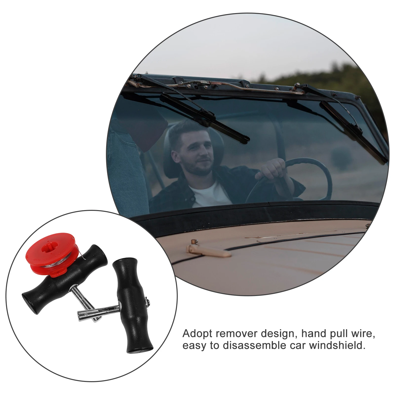 1 set Windshield Glass Remover Kit Automotive Repair Tools Metal Windscreen Wire Saw Front Window Demolition
1 set Windshield Glass Remover Kit Automotive Repair Tools Metal Windscreen Wire Saw Front Window Demolition