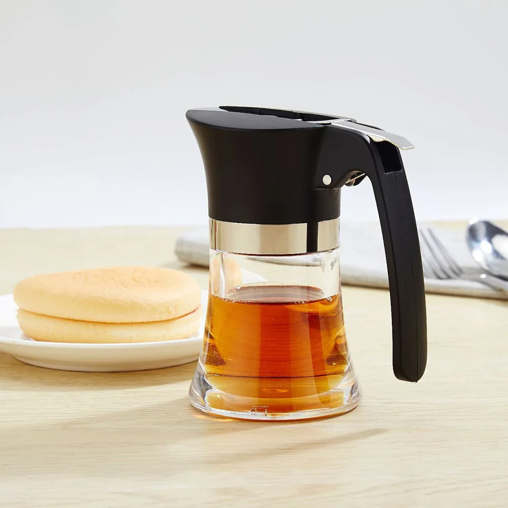 Stainless Steel Syrup Dispenser Clear Acrylic Body Wide Mouth Refillable Condiment Bottle seasoning pot for Kitchen Restaurant 
Stainless Steel Syrup Dispenser Clear Acrylic Body Wide Mouth Refillable Condiment Bottle seasoning pot for Kitchen Restaurant