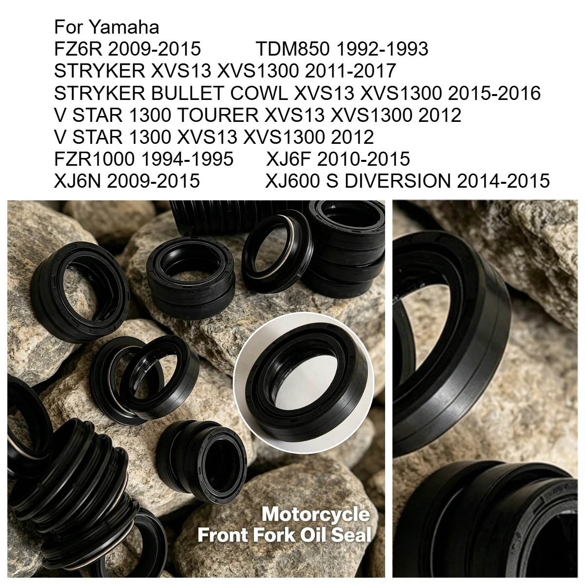 2/4/8pc 41x53x8/10.5 Front Fork Dust Oil Seal For Yamaha XJ6F XJ6N XJ600 S XJ600S FZ6R TDM850 V-STAR 1300 XVS13 XVS1300 92-2017
2/4/8pc 41x53x8/10.5 Front Fork Dust Oil Seal For Yamaha XJ6F XJ6N XJ600 S XJ600S FZ6R TDM850 V-STAR 1300 XVS13 XVS1300 92-2017
