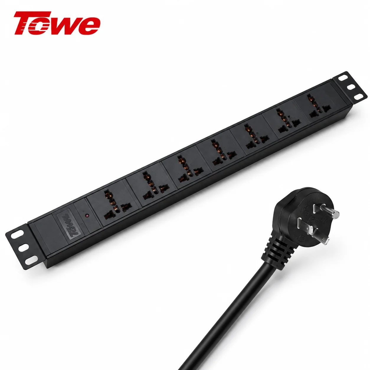 TOWE 19 Inch Rack PDU 8 Outlet Universal Power Distribution Unit 10A Horizontal Server Cabinet Power Strip
TOWE 19 Inch Rack PDU 8 Outlet Universal Power Distribution Unit 10A Horizontal Server Cabinet Power Strip