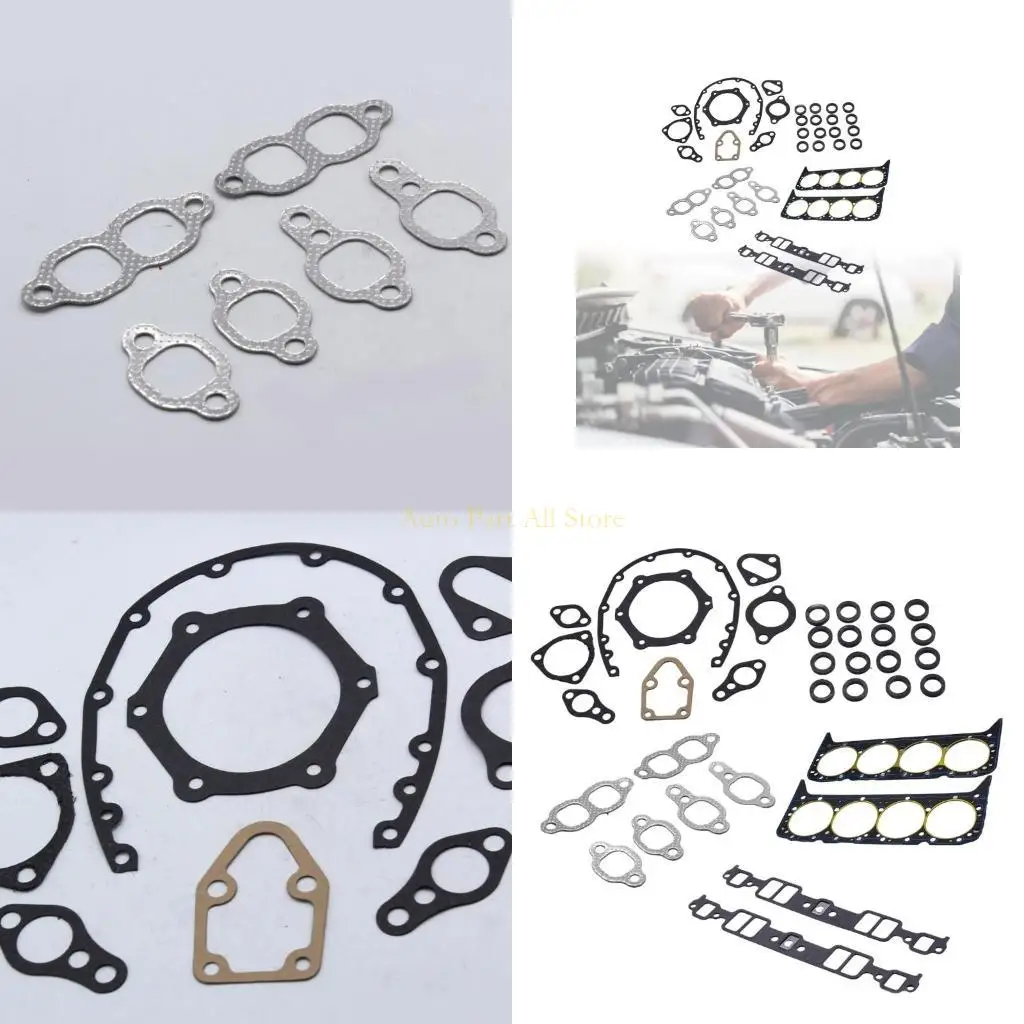 J0MA Full Gasket Set Overhaul Engine Gasket Set Easy Assemble for Chevy350 283 307
J0MA Full Gasket Set Overhaul Engine Gasket Set Easy Assemble for Chevy350 283 307
