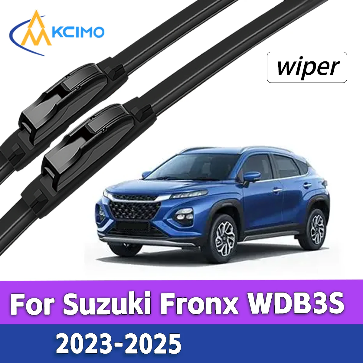High Quality Natural Rubber Front Wiper Set Compatible For Suzuki Fronx WDB3S WEB3S 2023-2025 Direct Replacement Car Parts
High Quality Natural Rubber Front Wiper Set Compatible For Suzuki Fronx WDB3S WEB3S 2023-2025 Direct Replacement Car Parts