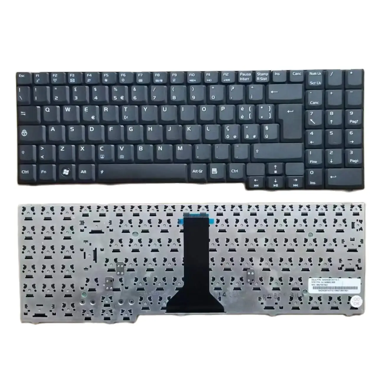 Новая итальянская клавиатура IT для Asus M51VR F7F F7KR F7SE F7KR M51A черная 04GND91KIT10-1 9j. N0b82.00e
Новая итальянская клавиатура IT для Asus M51VR F7F F7KR F7SE F7KR M51A черная 04GND91KIT10-1 9j. N0b82.00e