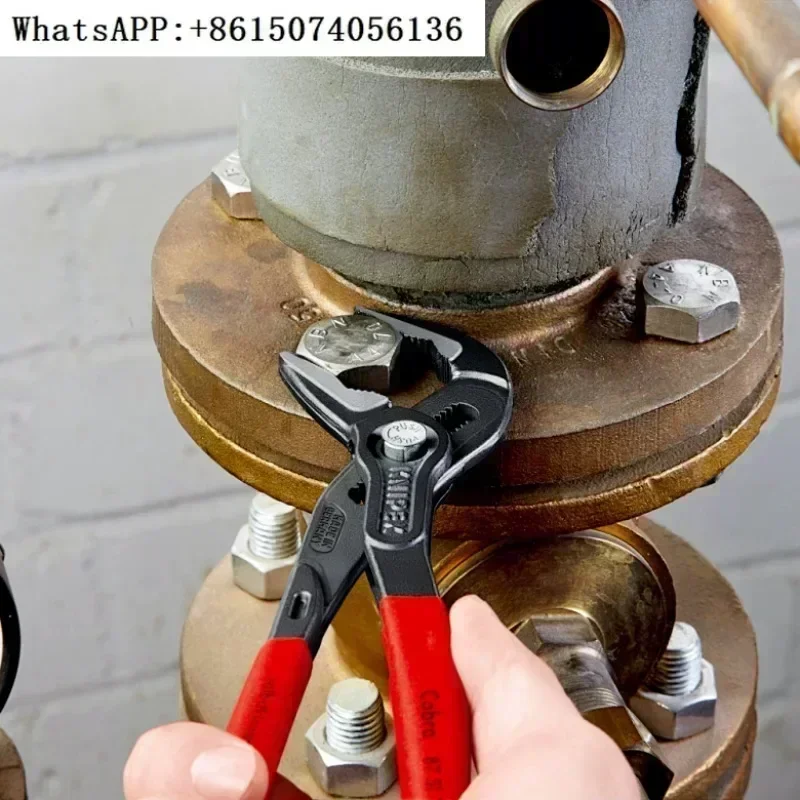 KNIPEX Germany Water Pump Pliers Quick-adjusting Strength Self-adjusting Multifunctional Pipe Pliers Wrench Tool
KNIPEX Germany Water Pump Pliers Quick-adjusting Strength Self-adjusting Multifunctional Pipe Pliers Wrench Tool