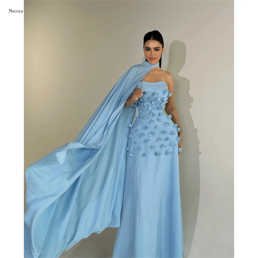 Nicole Line A Party Dress for Wedding Dresses Custom Made Luxurious Women's Evening Dresses Woman Elegant Luxury Off-shoulder
Nicole Line A Party Dress for Wedding Dresses Custom Made Luxurious Women's Evening Dresses Woman Elegant Luxury Off-shoulder