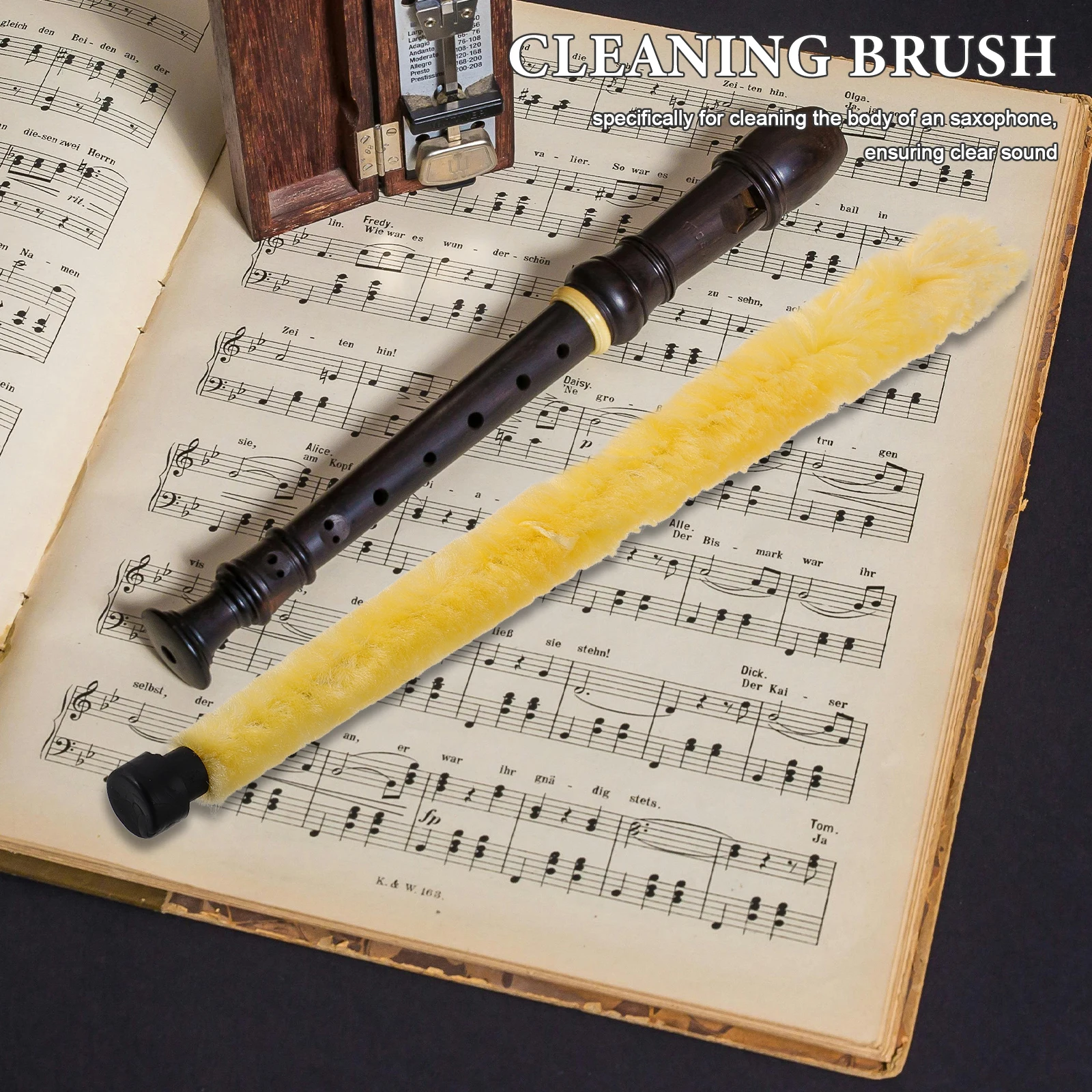 Sax Cleaning Brush Brushes for Musical Instruments Multifunction Yellow Cotton Thread Flute Kit
Sax Cleaning Brush Brushes for Musical Instruments Multifunction Yellow Cotton Thread Flute Kit