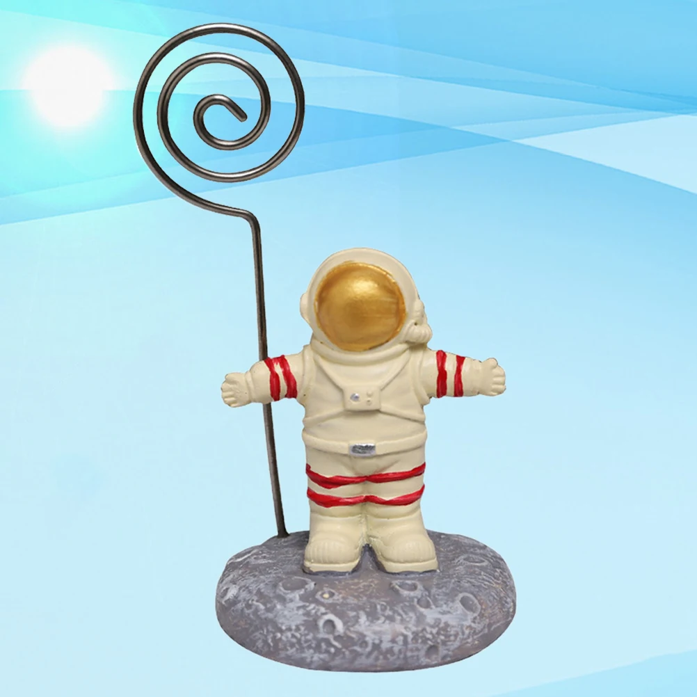 Astronaut Card Holders Photo Clips Creative Note Stand White Student Desk Home Party Photo Clip Holder Memo Name
Astronaut Card Holders Photo Clips Creative Note Stand White Student Desk Home Party Photo Clip Holder Memo Name