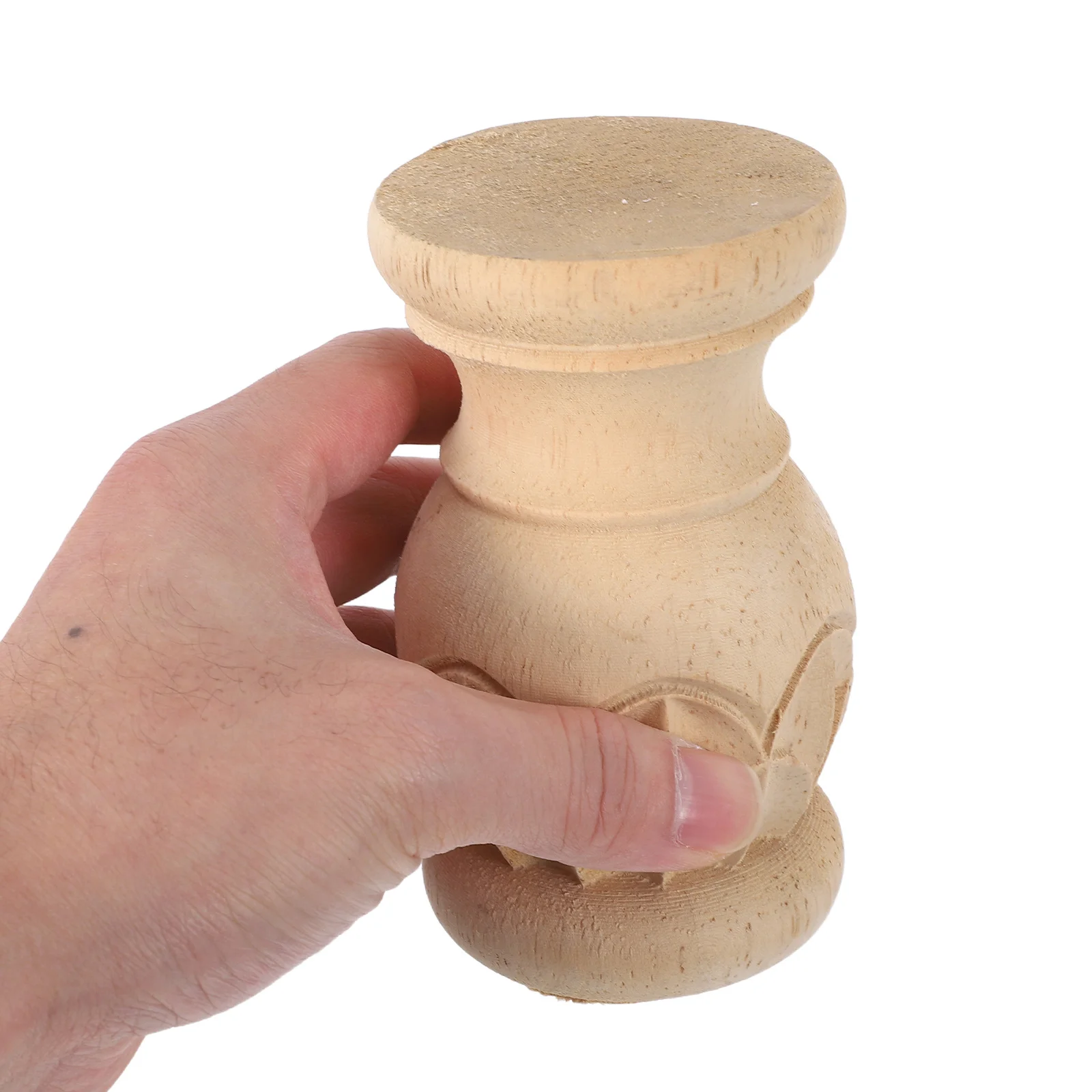 Unfinished Natural Wood Finial 4.72x2.75 Inch Rustic European Style Decorative Topper for Bed Posts Fence Staircase Furniture
Unfinished Natural Wood Finial 4.72x2.75 Inch Rustic European Style Decorative Topper for Bed Posts Fence Staircase Furniture