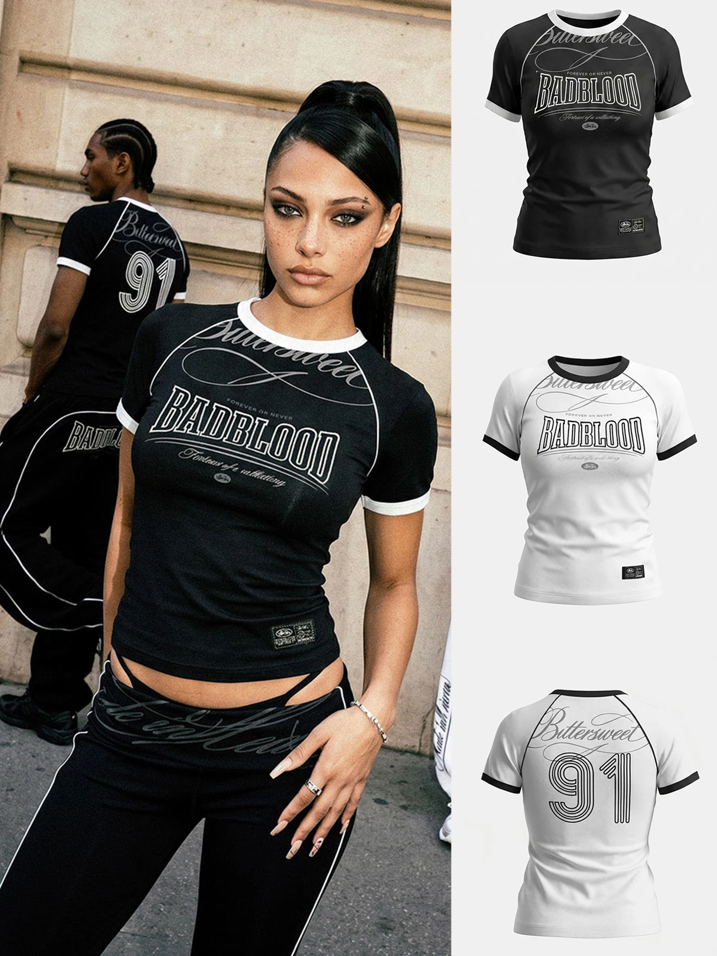 Retro American Hot Girl Short Sleeve Casual Jersey T-Shirt Women's Small Print Sport Short Top Trendy Breathable Comfortable
Retro American Hot Girl Short Sleeve Casual Jersey T-Shirt Women's Small Print Sport Short Top Trendy Breathable Comfortable