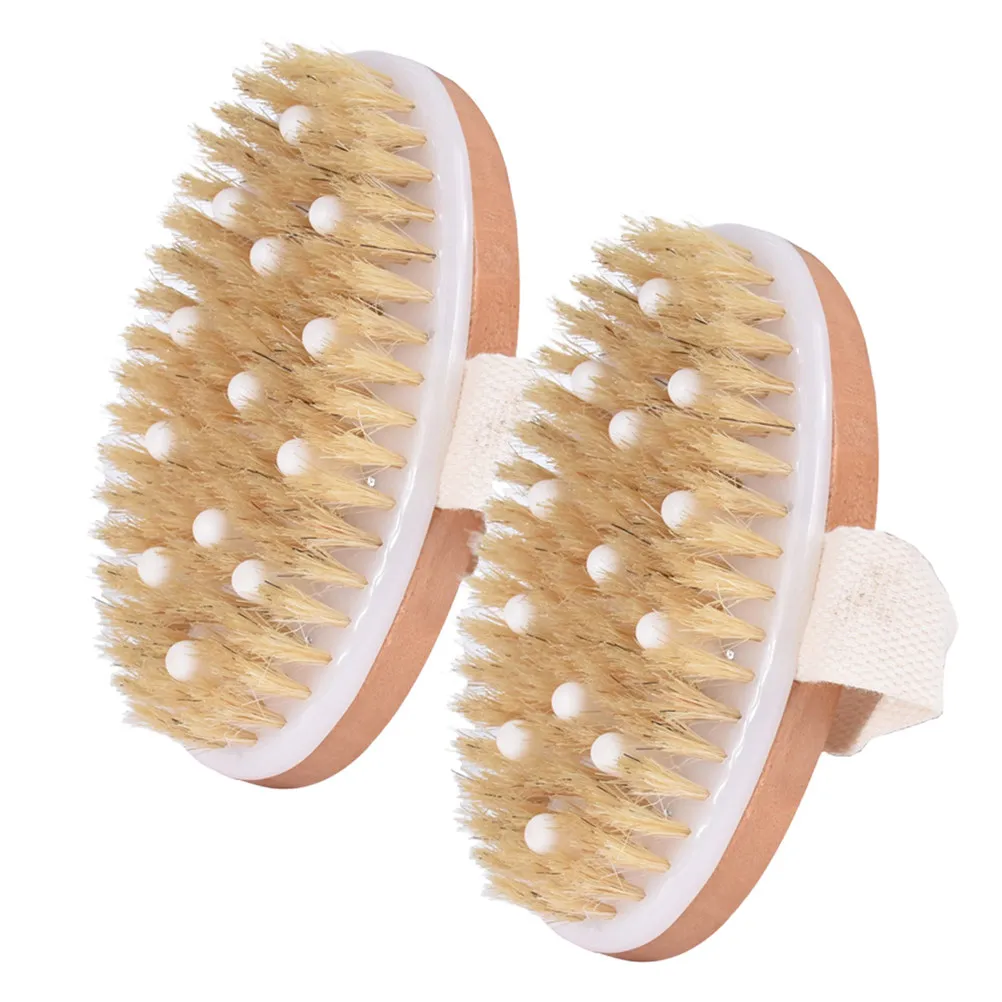 Набор из 2 высококачественных щеток для душа с щетиной, идеальный размер для отшелушивания кожи рук, массажа тела и спины
Набор из 2 высококачественных щеток для душа с щетиной, идеальный размер для отшелушивания кожи рук, массажа тела и спины