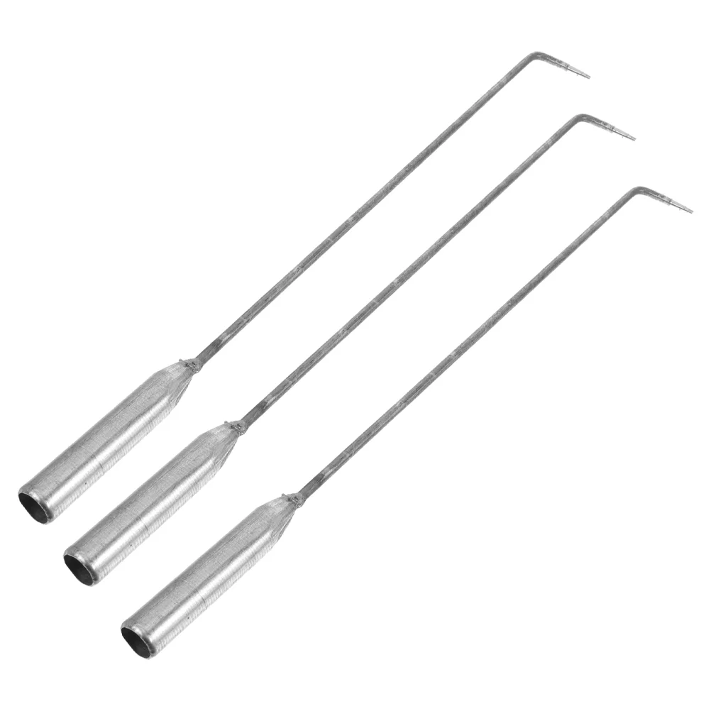 3 Pcs Briquette Hook Fireplace Poker Tool Camping Pits for outside Indoor Tools Iron Handheld
3 Pcs Briquette Hook Fireplace Poker Tool Camping Pits for outside Indoor Tools Iron Handheld