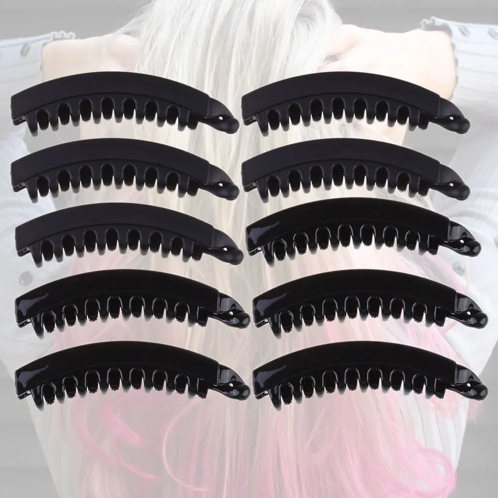 12Pcs Banana Hair Clips Large Plastic Toothed Clamps Perfect for Thick Thin Hair Shower Cooking Travel Use Banana Clips
12Pcs Banana Hair Clips Large Plastic Toothed Clamps Perfect for Thick Thin Hair Shower Cooking Travel Use Banana Clips