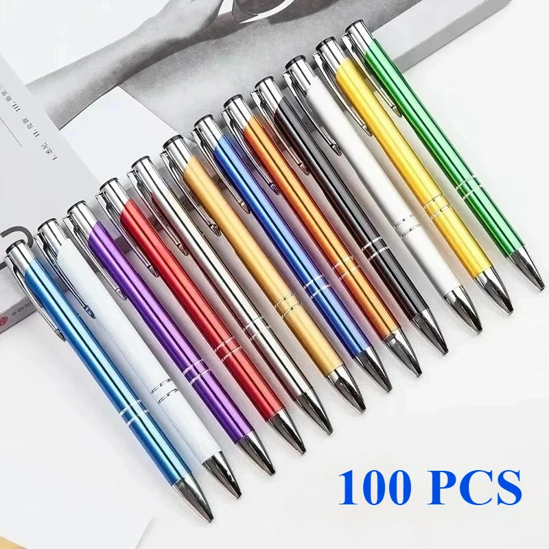 100Pcs Advertise Metal Ballpoint Pen Blank Pens for Promotion Pens Gift Business Office Supplies Ball Point
100Pcs Advertise Metal Ballpoint Pen Blank Pens for Promotion Pens Gift Business Office Supplies Ball Point