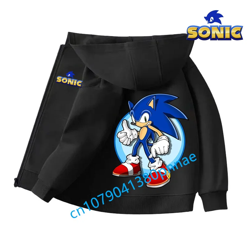 Sonic Child Spring Jacket Boys Girls Thin Clothes Comfortable Cartoon Anime Graphic Print Coats Streetwear Birthday Party Gifts
Sonic Child Spring Jacket Boys Girls Thin Clothes Comfortable Cartoon Anime Graphic Print Coats Streetwear Birthday Party Gifts