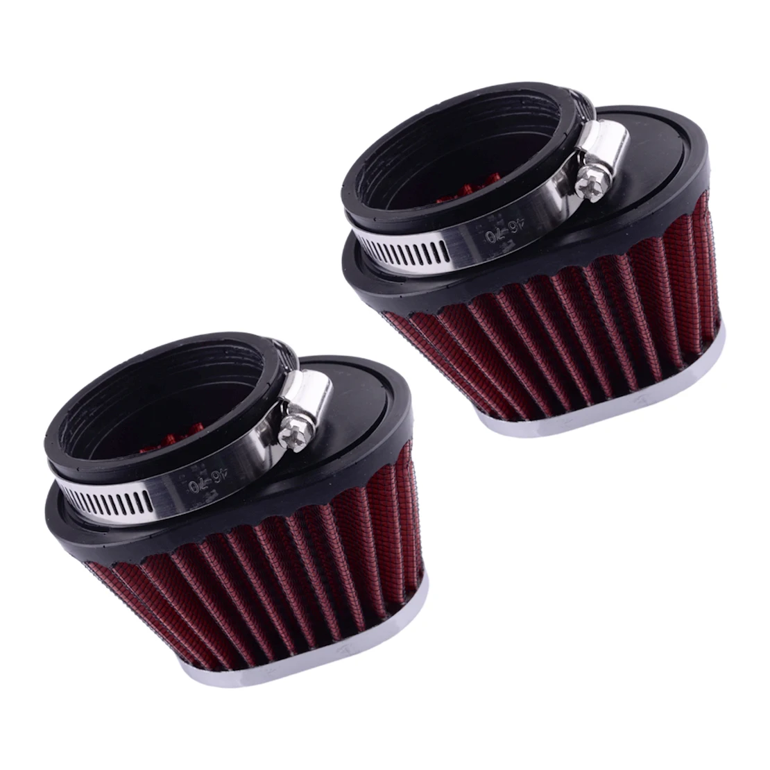 2pcs Universal 60mm Red High Performance Car Motorcycle Pod Air Intake Filter Inlet Cone Cleaner New
2pcs Universal 60mm Red High Performance Car Motorcycle Pod Air Intake Filter Inlet Cone Cleaner New
