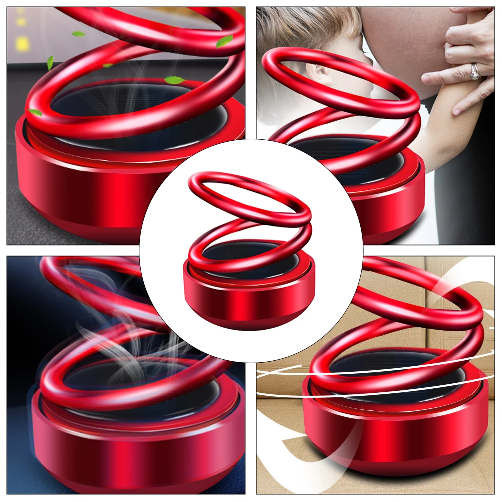 1 set Solar Energy Rotating Double Ring Car Dashboard Decoration Red Electroplating Car Aromatherapy Ornament Vehicle Perfume
1 set Solar Energy Rotating Double Ring Car Dashboard Decoration Red Electroplating Car Aromatherapy Ornament Vehicle Perfume