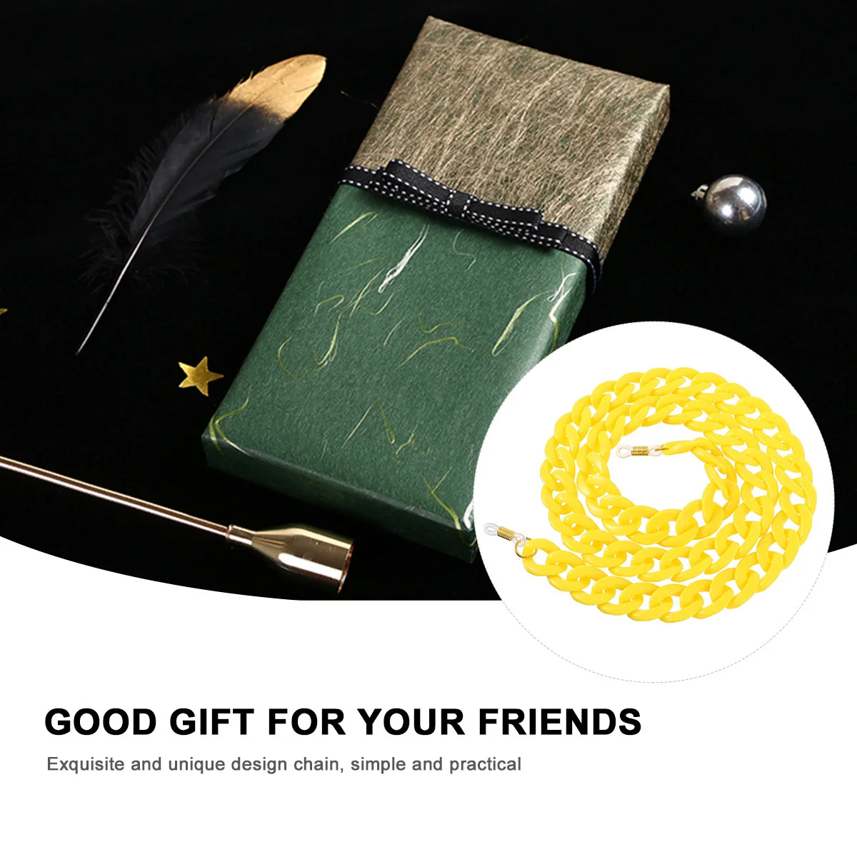 1Pcs Eyeglasses Chain Acrylic Bright Durable Soft Adjustable Hanging Neck Strap Prevent Falling Glasses Accessory Sunglasses
1Pcs Eyeglasses Chain Acrylic Bright Durable Soft Adjustable Hanging Neck Strap Prevent Falling Glasses Accessory Sunglasses