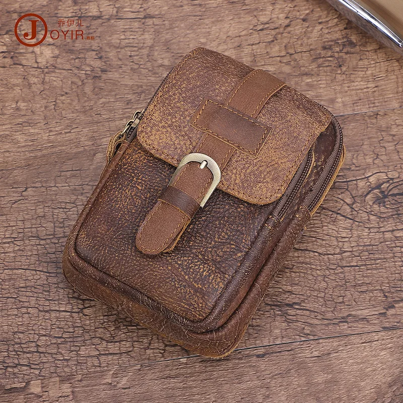 Leather Sports Waist Bag for Men Casual Outdoor Mobile Phone Pouch Multifunctional Fashion Retro Style Soft Vertical Square Bag
Leather Sports Waist Bag for Men Casual Outdoor Mobile Phone Pouch Multifunctional Fashion Retro Style Soft Vertical Square Bag