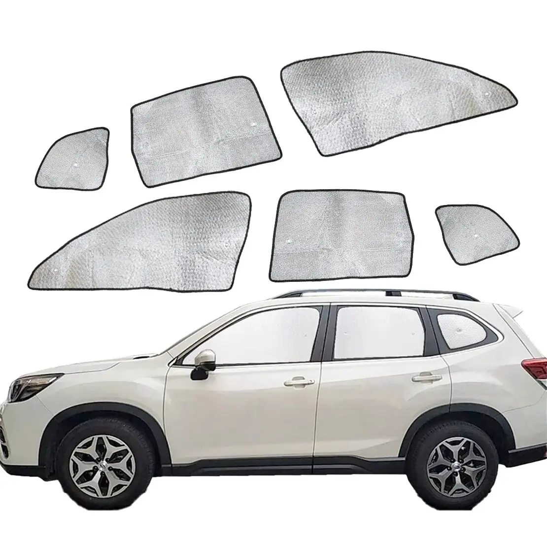 Black Silver Window Privacy Sunshade Sun Visor UV Block Protector Kit fit for Subaru Forester 2019 2020 2021 2022 2023
Black Silver Window Privacy Sunshade Sun Visor UV Block Protector Kit fit for Subaru Forester 2019 2020 2021 2022 2023