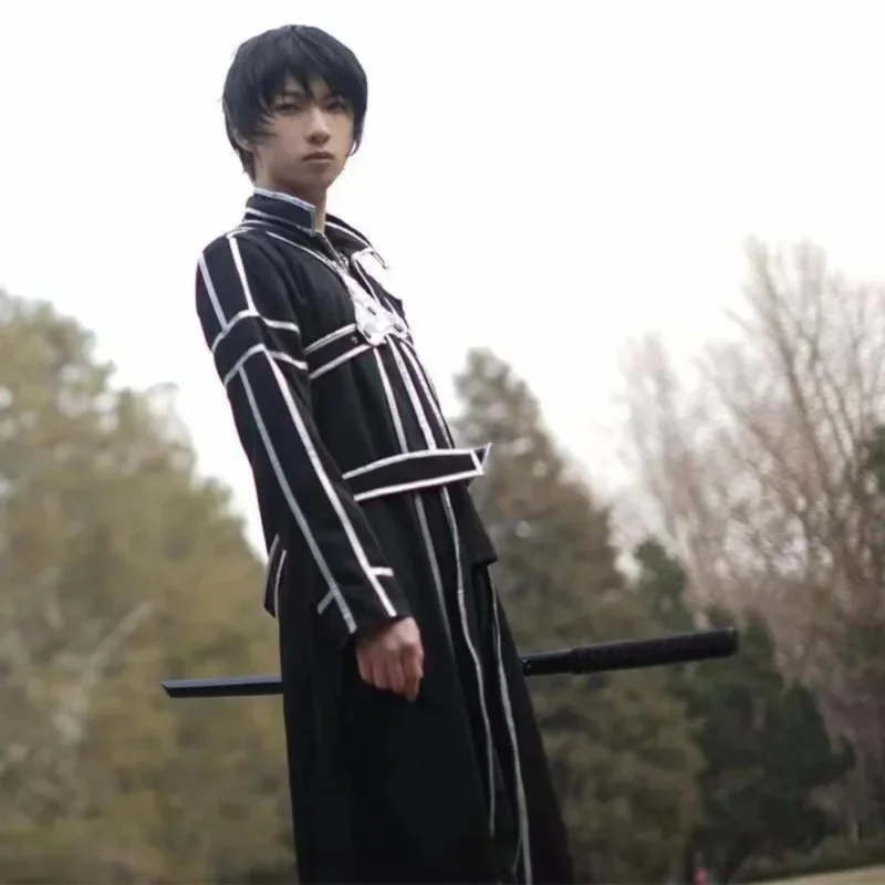 Halloween Anime Sword Art Online Kirito Cosplay Costume Adult Men Women Kirito SAO Kirigaya Kazuto Uniform Colthing Wig Set
Halloween Anime Sword Art Online Kirito Cosplay Costume Adult Men Women Kirito SAO Kirigaya Kazuto Uniform Colthing Wig Set