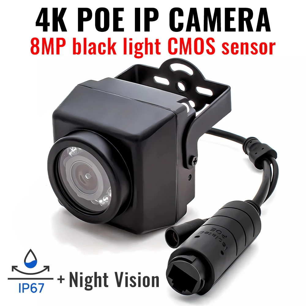 4K POE IP Camera NT98566 8MP Black light CMOS Metal Security CCTV Camera IP67 Waterproof IR Night Vision,ONVIF RTSP Surveillance
4K POE IP Camera NT98566 8MP Black light CMOS Metal Security CCTV Camera IP67 Waterproof IR Night Vision,ONVIF RTSP Surveillance