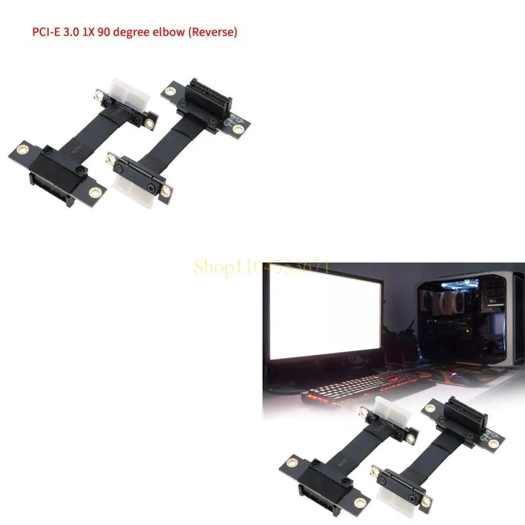 Best Seller PCIE Riser Extender Dual- 90 Degree High Speed PCIe to Extension Cable 8Gb PCI-Express 1x Riser Line
Best Seller PCIE Riser Extender Dual- 90 Degree High Speed PCIe to Extension Cable 8Gb PCI-Express 1x Riser Line