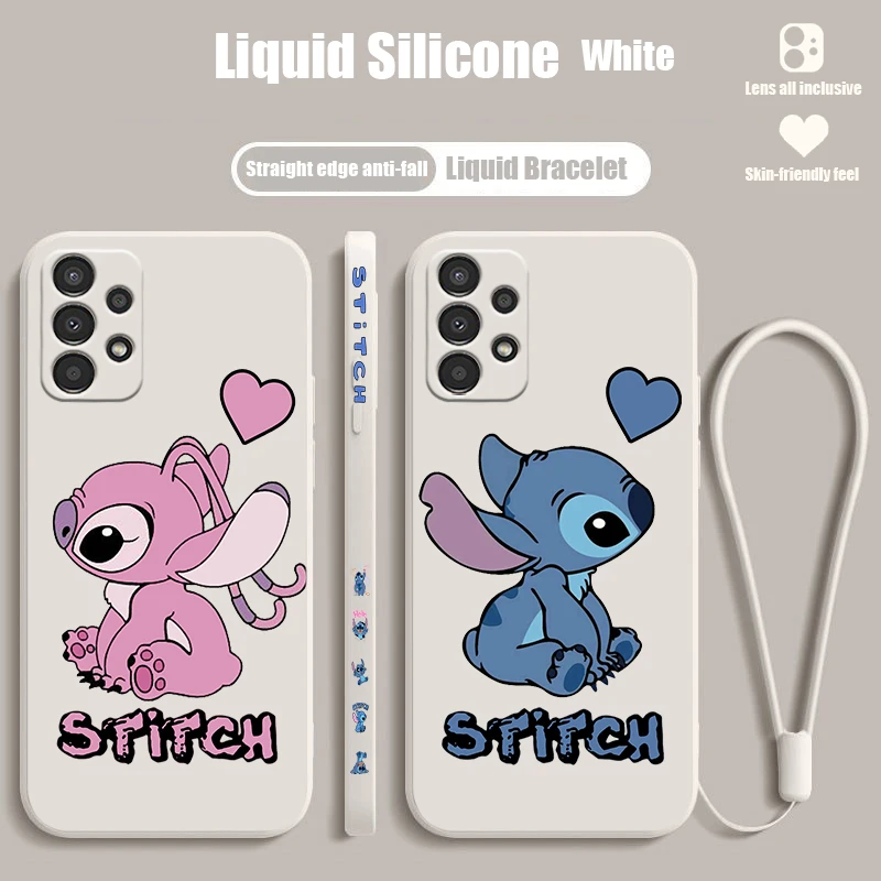 Disney Stitch Love Phone Case For Samsung A72 A54 A53 A52S A52 A35 A34 A33 A32 A24 A14 A13 Liquid Left Rope Cover
Disney Stitch Love Phone Case For Samsung A72 A54 A53 A52S A52 A35 A34 A33 A32 A24 A14 A13 Liquid Left Rope Cover