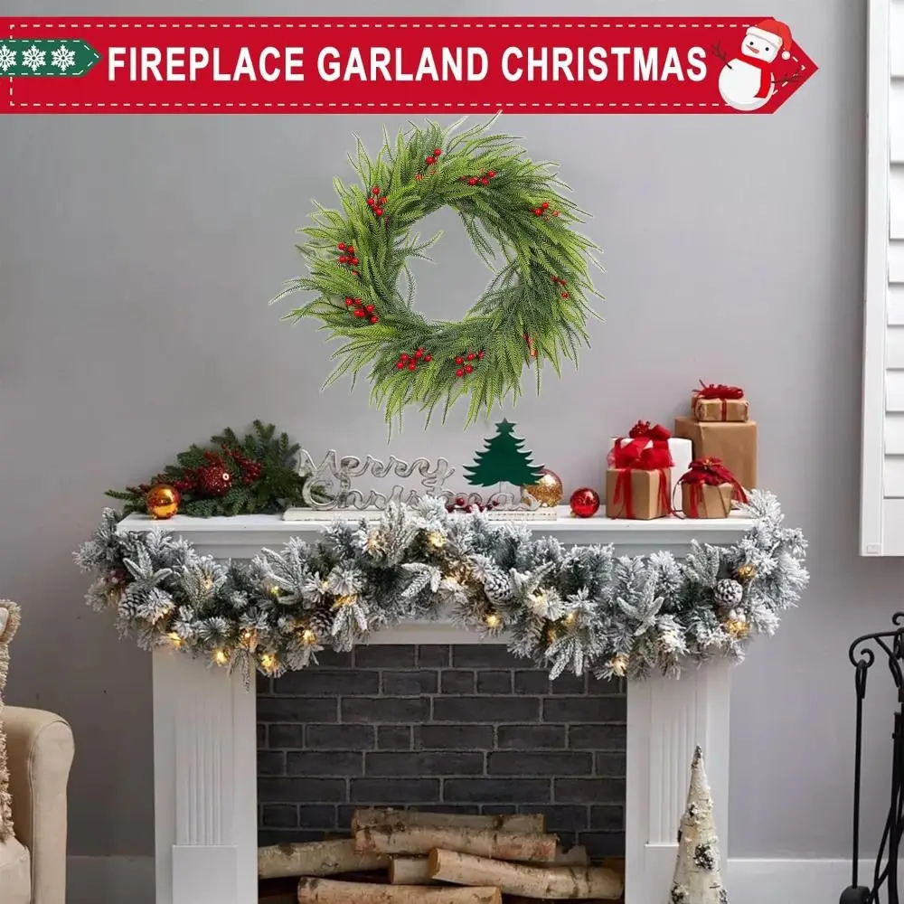 Hot Natural Christmas Wreath Droopy Soft Winter Wreaths Bendable Thanksgiving Decorations Thanksgiving Wreath for Front Door
Hot Natural Christmas Wreath Droopy Soft Winter Wreaths Bendable Thanksgiving Decorations Thanksgiving Wreath for Front Door
